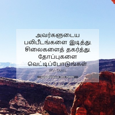 Picture 07 - யாத்திராகமம் 34:13 TAMIRV - அவர்களுடைய - Bible Verse Picture