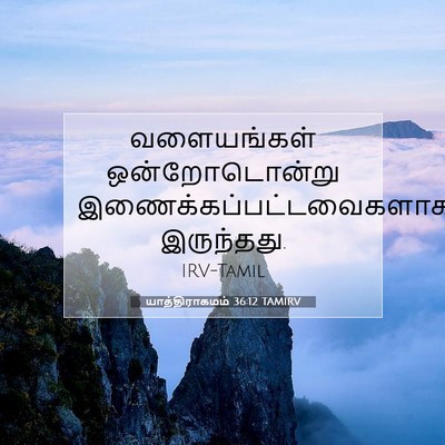 Picture 07 - யாத்திராகமம் 36:12 TAMIRV - வளையங்கள் - Bible Verse Picture