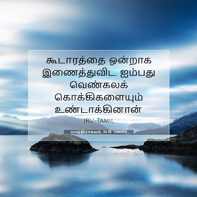 Picture 07 - யாத்திராகமம் 36:18 TAMIRV - கூடாரத்தை ஒன்றாக - Bible Verse Picture