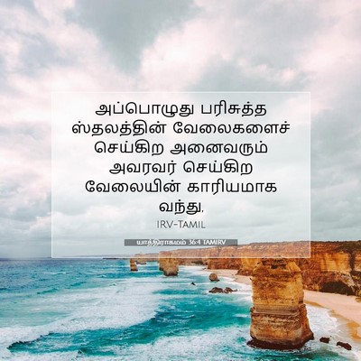 Picture 07 - யாத்திராகமம் 36:4 TAMIRV - அப்பொழுது - Bible Verse Picture