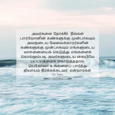 Picture 07 - யாத்திராகமம் 5:21 TAMIRV - அவர்களை நோக்கி: - Bible Verse Picture