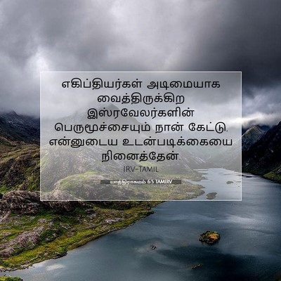 Picture 07 - யாத்திராகமம் 6:5 TAMIRV - எகிப்தியர்கள் - Bible Verse Picture