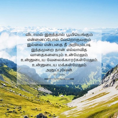 Picture 07 - யாத்திராகமம் 9:14 TAMIRV - விடாமல் - Bible Verse Picture