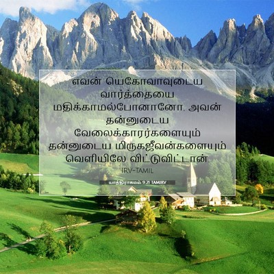 Picture 07 - யாத்திராகமம் 9:21 TAMIRV - எவன் யெகோவாவுடைய - Bible Verse Picture