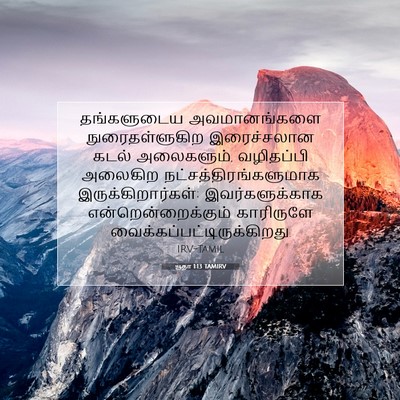 Picture 07 - யூதா 1:13 TAMIRV - தங்களுடைய - Bible Verse Picture