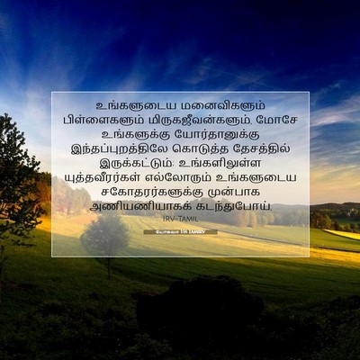 Picture 07 - யோசுவா 1:14 TAMIRV - உங்களுடைய - Bible Verse Picture