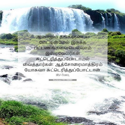 Picture 07 - யோசுவா 11:13 TAMIRV - ஆனாலும் தங்களுடைய - Bible Verse Picture