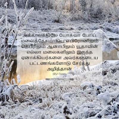 Picture 07 - யோசுவா 11:21 TAMIRV - அக்காலத்திலே - Bible Verse Picture
