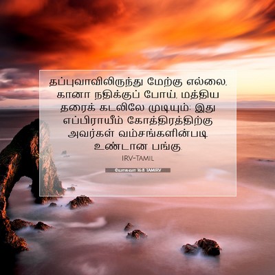 Picture 07 - யோசுவா 16:8 TAMIRV -  - Bible Verse Picture