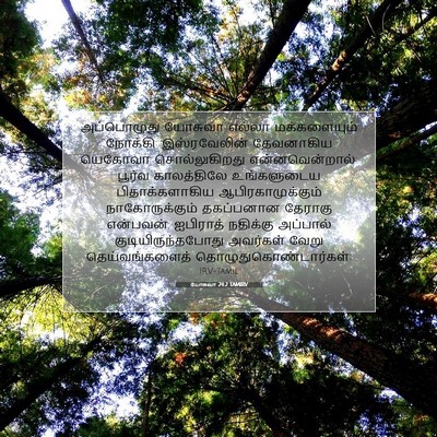 Picture 07 - யோசுவா 24:2 TAMIRV - அப்பொழுது யோசுவா - Bible Verse Picture