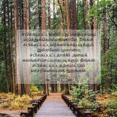 Picture 07 - யோசுவா 6:18 TAMIRV -  - Bible Verse Picture