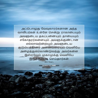 Picture 07 - யோசுவா 6:23 TAMIRV - அப்பொழுது - Bible Verse Picture
