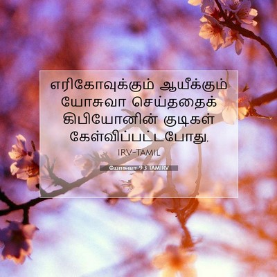 Picture 07 - யோசுவா 9:3 TAMIRV - எரிகோவுக்கும் - Bible Verse Picture