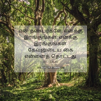 Picture 07 - யோபு 19:21 TAMIRV - என் நண்பர்களே, - Bible Verse Picture
