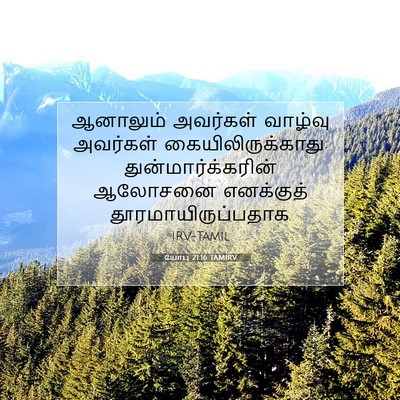 Picture 07 - யோபு 21:16 TAMIRV - ஆனாலும் அவர்கள் - Bible Verse Picture