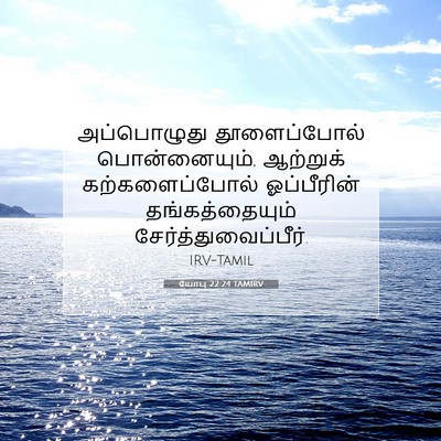 Picture 07 - யோபு 22:24 TAMIRV - அப்பொழுது - Bible Verse Picture