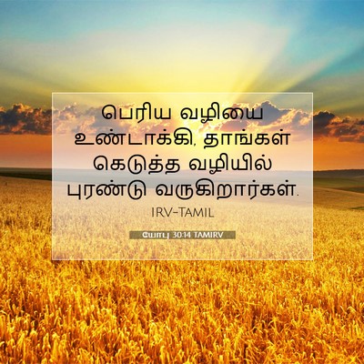 Picture 07 - யோபு 30:14 TAMIRV - பெரிய வழியை - Bible Verse Picture