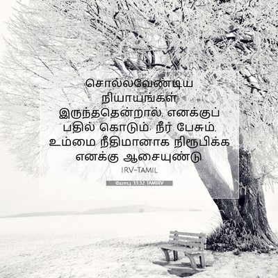 Picture 07 - யோபு 33:32 TAMIRV - சொல்லவேண்டிய - Bible Verse Picture