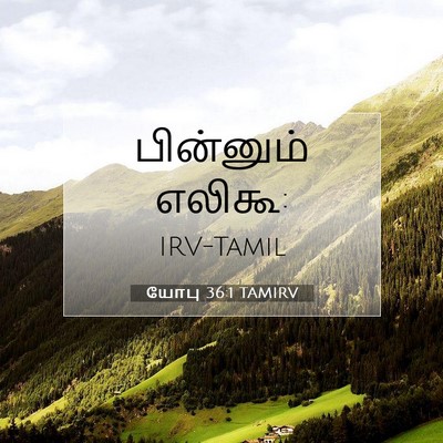 Picture 07 - யோபு 36:1 TAMIRV - பின்னும் - Bible Verse Picture