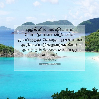 Picture 07 - யோபு 4:19 TAMIRV - புழுதியில் - Bible Verse Picture