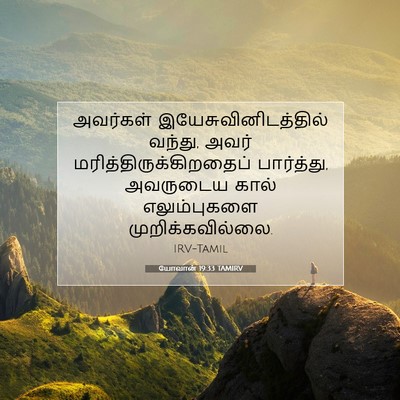 Picture 07 - யோவான் 19:33 TAMIRV - அவர்கள் - Bible Verse Picture