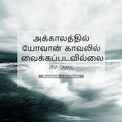 Picture 07 - யோவான் 3:24 TAMIRV - அக்காலத்தில் - Bible Verse Picture