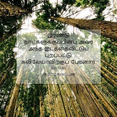 Picture 07 - யோவான் 4:43 TAMIRV - இரண்டு - Bible Verse Picture