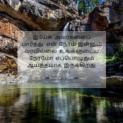 Picture 07 - யோவான் 7:6 TAMIRV - இயேசு அவர்களைப் - Bible Verse Picture