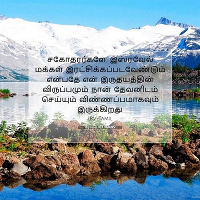 Picture 07 - ரோமர் 10:1 TAMIRV - சகோதரர்களே, - Bible Verse Picture