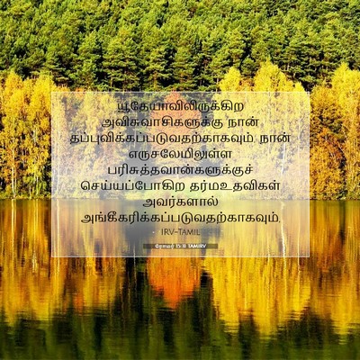 Picture 07 - ரோமர் 15:31 TAMIRV -  - Bible Verse Picture