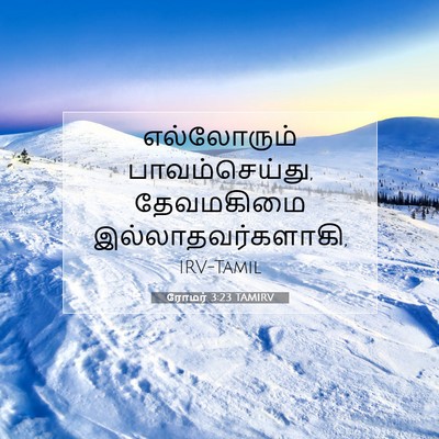 Picture 07 - ரோமர் 3:23 TAMIRV - எல்லோரும் - Bible Verse Picture