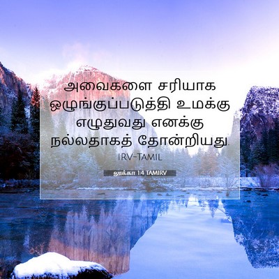 Picture 07 - லூக்கா 1:4 TAMIRV - அவைகளை சரியாக - Bible Verse Picture