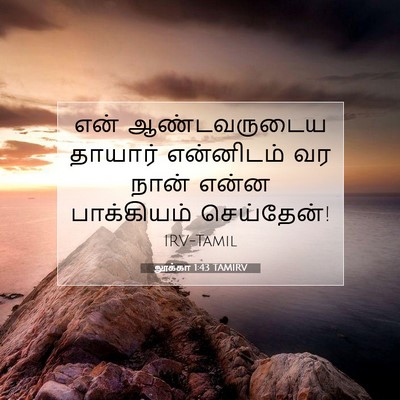 Picture 07 - லூக்கா 1:43 TAMIRV - என் ஆண்டவருடைய - Bible Verse Picture