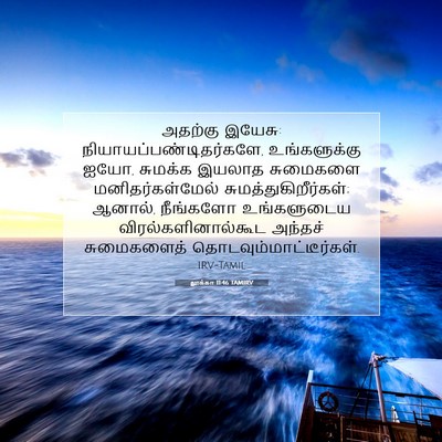 Picture 07 - லூக்கா 11:46 TAMIRV - அதற்கு இயேசு: - Bible Verse Picture