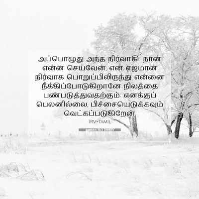 Picture 07 - லூக்கா 16:3 TAMIRV - அப்பொழுது அந்த - Bible Verse Picture