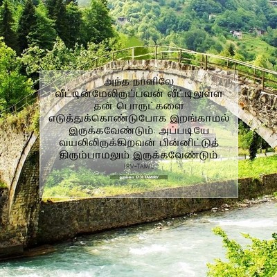 Picture 07 - லூக்கா 17:31 TAMIRV - அந்த நாளிலே - Bible Verse Picture