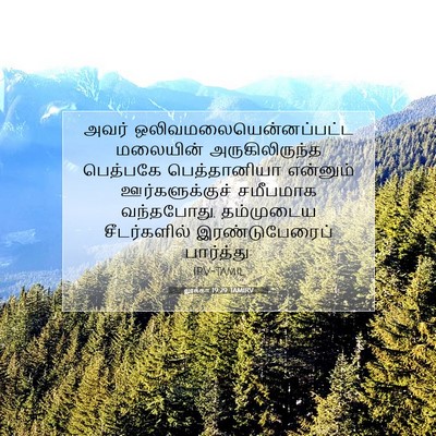 Picture 07 - லூக்கா 19:29 TAMIRV - அவர் - Bible Verse Picture