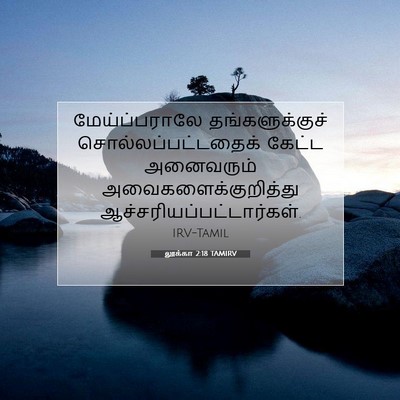 Picture 07 - லூக்கா 2:18 TAMIRV - மேய்ப்பராலே - Bible Verse Picture