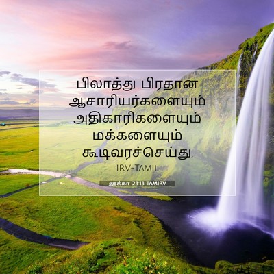 Picture 07 - லூக்கா 23:13 TAMIRV - பிலாத்து பிரதான - Bible Verse Picture