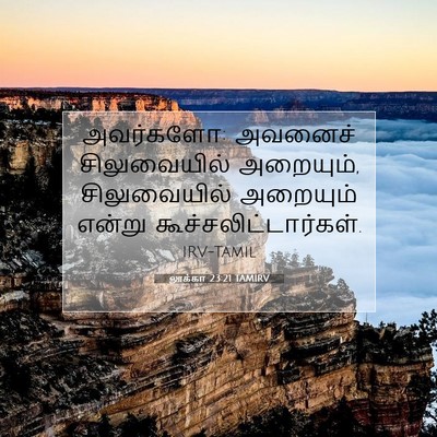 Picture 07 - லூக்கா 23:21 TAMIRV - அவர்களோ: அவனைச் - Bible Verse Picture
