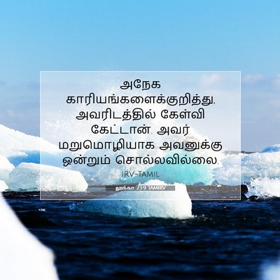 Picture 07 - லூக்கா 23:9 TAMIRV - அநேக - Bible Verse Picture