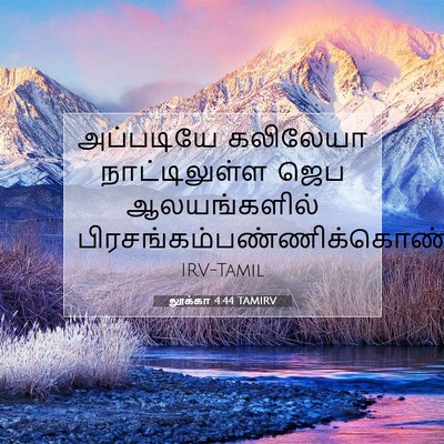 Picture 07 - லூக்கா 4:44 TAMIRV - அப்படியே கலிலேயா - Bible Verse Picture
