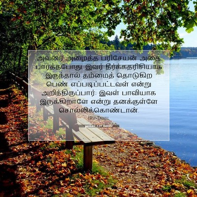 Picture 07 - லூக்கா 7:39 TAMIRV - அவரை அழைத்த - Bible Verse Picture
