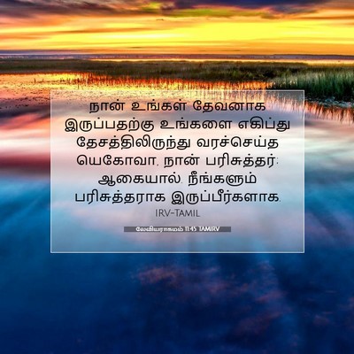 Picture 07 - லேவியராகமம் 11:45 TAMIRV - நான் உங்கள் - Bible Verse Picture