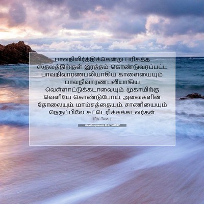 Picture 07 - லேவியராகமம் 16:27 TAMIRV -  - Bible Verse Picture
