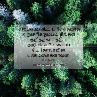 Picture 07 - லேவியராகமம் 23:4 TAMIRV - “சபைகூடிவந்து - Bible Verse Picture