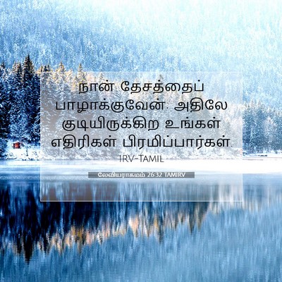 Picture 07 - லேவியராகமம் 26:32 TAMIRV - நான் தேசத்தைப் - Bible Verse Picture