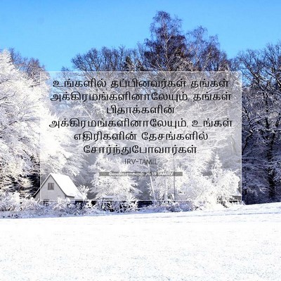Picture 07 - லேவியராகமம் 26:39 TAMIRV - உங்களில் - Bible Verse Picture