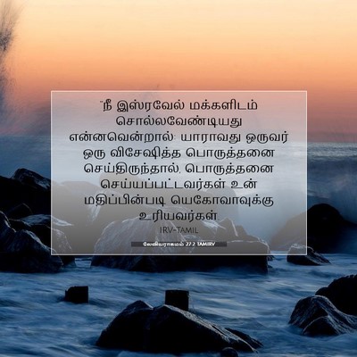 Picture 07 - லேவியராகமம் 27:2 TAMIRV - “நீ இஸ்ரவேல் - Bible Verse Picture