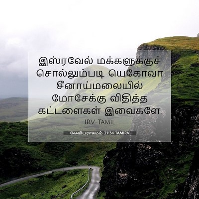 Picture 07 - லேவியராகமம் 27:34 TAMIRV - இஸ்ரவேல் - Bible Verse Picture